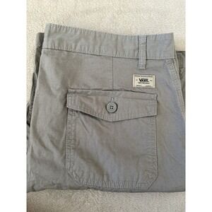Vans Off The Wall Men Light Gray Shorts‎ Size 30 Cargo Style
